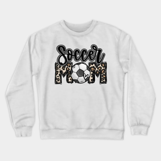 Soccer Mom Leopard   Soccer Mom Crewneck Sweatshirt by Wonder man 